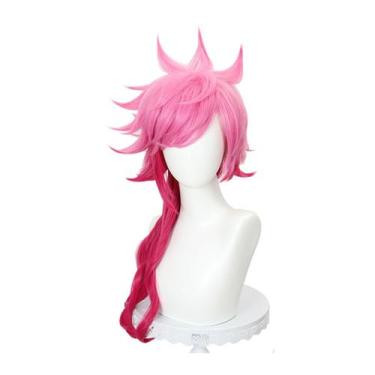 Imagem de Peruca de cosplay Piltover Enforcer Anime LOL Hero League Wei - Taiyua