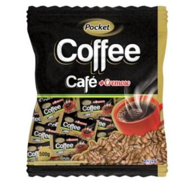 Imagem de Bala dura pocket vários sabores 500g - riclan, Café