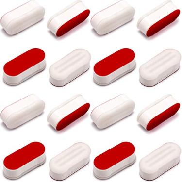 Imagem de Onwon 16 peças de para-choques de assento de vaso sanitário com adesivo forte - fornecem um ótimo amortecimento e protegem bem o assento do vaso sanitário - Kit universal de substituição de