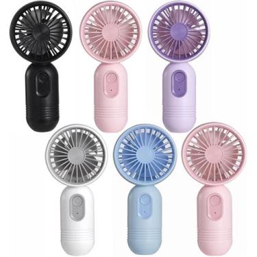 Imagem de Ventilador portátil VansMago Super-mini recarregável, pacote com 6