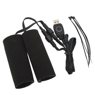 Imagem de KIMISS Tampa da Alça de Aquecimento USB 5V Com Ajuste de Temperatura de 3 Velocidades para Motocicleta, Bicicleta Elétrica e Guiador de Scooter - Aquecimento Inteligente Com Rápido
