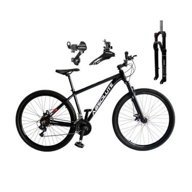 Imagem de Bicicleta Aro 29 Absolute Nero 5 Alumínio 24v Câmbios Shimano Tz Suspensão 100mm Trava no Ombro-Unissex