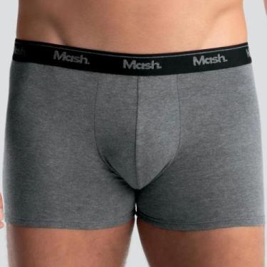 Imagem de Cueca Mash Boxer em Algodão 170.26, Cinza mescla escuro, M