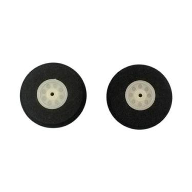 Imagem de Conjunto De 2 Rodas De Espuma De Alta Qualidade Para Aeromodelos, Vári