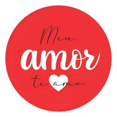 Imagem de 90 Adesivos Dia Dos Namorados Meu Amor Te Amo - Bellarte