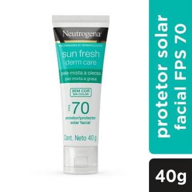 Imagem de Protetor Solar Facial Neutrogena Sun Fresh Derm Care Fps70 40Gr - JXJ 