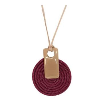 Imagem de Maxi Colar Feminino Mandala Kit Com Brinco Pedra Em Resina - MLBpel, U