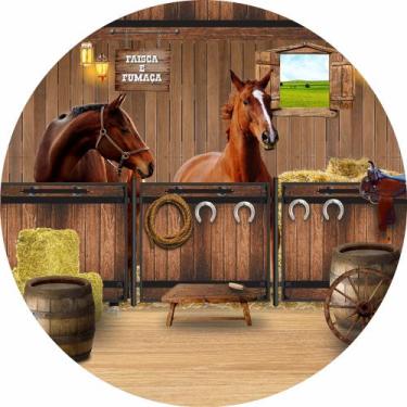 Imagem de Painel Festa Redondo Festa Country 1 - 3d 1,50 Diam - Fantasia Bras