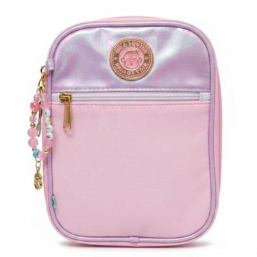 Imagem de Estojo Escolar Infantil Box KK2634M Rosa - Kika