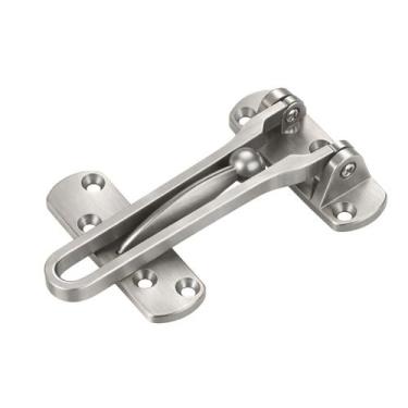 Imagem de Tranca para Porta Pega Ladrao Escovado Aço Inox Mixso