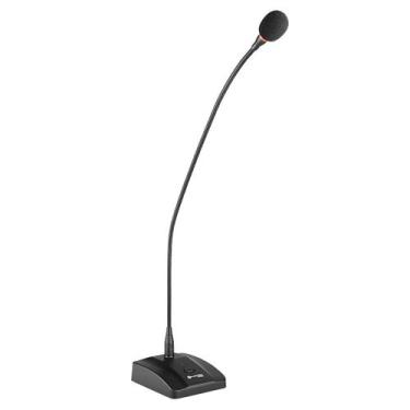 Imagem de Microfone Gooseneck De Mesa Haste 60cm Para Conferência Igreja Eventos