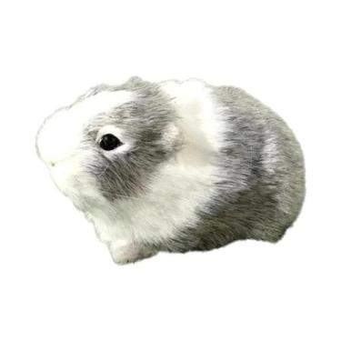 Imagem de Brinquedos De Pelúcia Realistas De Hamster, Figurinha De Porquinho-da-