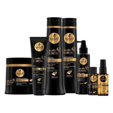 Imagem de Kit Cavalo Forte 500g Haskell Completo (7 itens)  Força E Crescimento