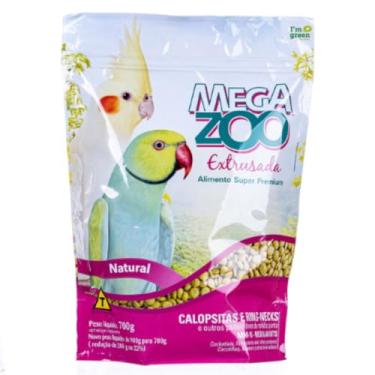 Imagem de Ração Megazoo Extrusada Calopsitas/Ring Necks (MM15) 700g