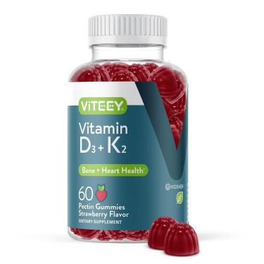 Imagem de Gummies De Vitamina D3 + K2 - 1000 Ui + 100Mcg Vit - Saúde Óssea-Unissex