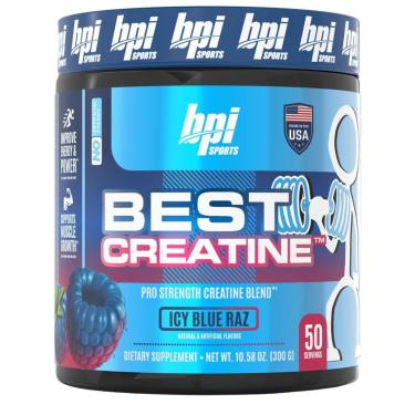 Imagem de Suplemento Bpi Sports Best Creatine 50 Porções Icy Blue Raz-Unissex