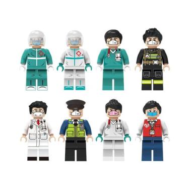 Imagem de Bonecos Humanoides Mini Para Crianças, Blocos De Montar, Brinquedos, P