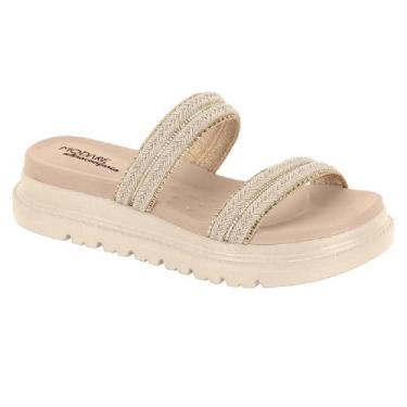 Imagem de Sandalia papete modare ref 7200.103.29432 feminino, 37, Creme