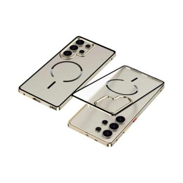 Imagem de Capa Magnética Para Samsung Galaxy S25 S24 S23 Ultra plus Com Borda Me