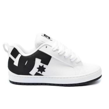 Imagem de Tênis DC Shoes Court Graffik White Black-Unissex