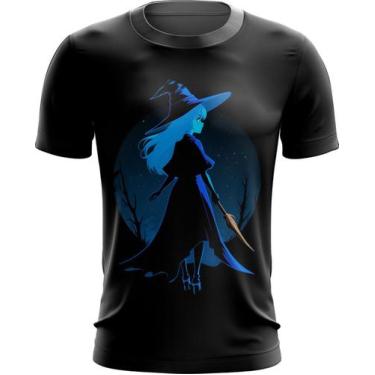 Imagem de Camiseta Dryfit Bruxa Halloween Azul Festa 10 - Kasubeck Store®, GG