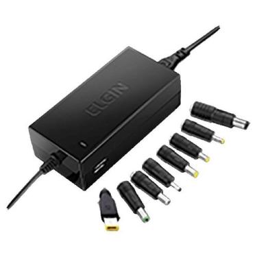 Imagem de Fonte universal para notebook 90w com 9 adaptadores - Elgin