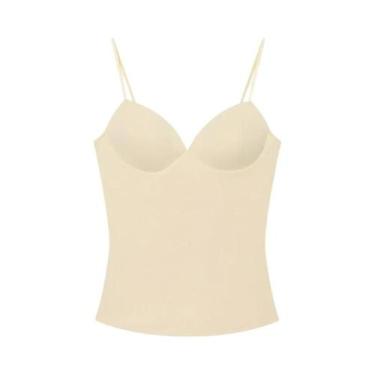 Imagem de Top Corset Sem Mangas E Costas Descobertas Em Burgundy Para Mulheres, 