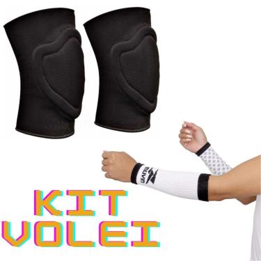 Imagem de Kit Joelheira Seleção e Manguito Elite - Kit Voleibol-Unissex