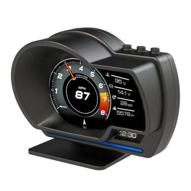 Imagem de Velocímetro HUD Para Carro E Caminhão OBD2 GPS Com Aviso De Velocidade
