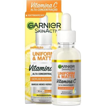 Imagem de Sérum Booster Garnier SkinActive Uniform&ampMatte Antimarcas com Vitam
