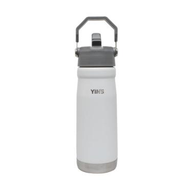 Imagem de Garrafa Térmica Essential Aço Inox 650ml Squeeze Esportiva - Yin'S, Br