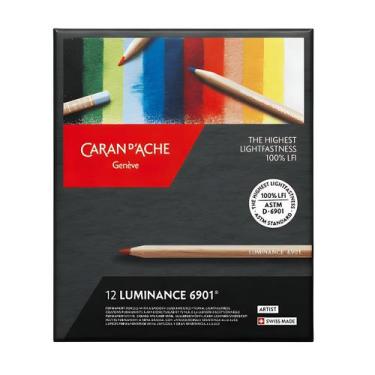 Imagem de Lápis de Cor Luminance 6901 Caran D'ache com 12 Cores - CARANDACHE