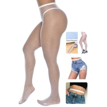 Imagem de Meia Calça Arrastão Perrutextil, Branco