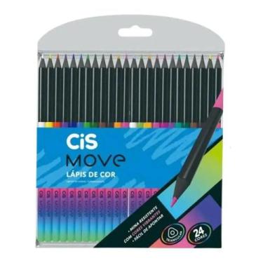 Imagem de Lápis De Cor Cis Move 24 Cores