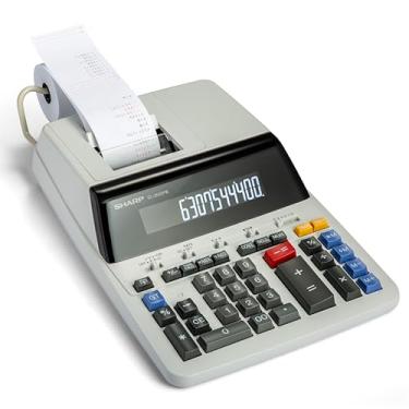 Imagem de Calculadora com Impressora Bobina Sharp EL-2630P 12 dígitos - Branca