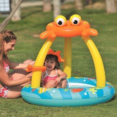 Imagem de Piscina para Bebê Infantil Inflável Siri 100 x 95cm  40 Litros  - DM -