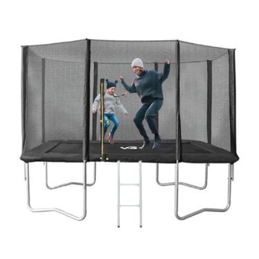 Imagem de Cama Elástica Trampolim Pula Pula Retangular Premium 213 Cm X 305 Cm V