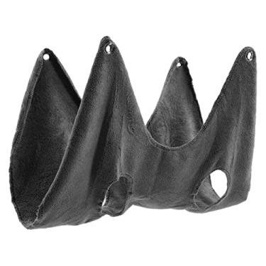 Imagem de Suporte de cachorro para tosar, arnês de segurança macio respirável para cuidados de cães para tomar remédios para limpeza de dentes para aparar unhas (cinza, G)