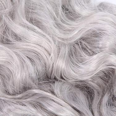 Imagem de Perucas de cabelo ondulado de alta temperatura, beleza de cabelo para estudantes em cabeleireiros, lindas escolas, salão de beleza