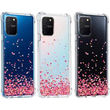 Imagem de Capinha Case Anti Queda Chuva Corações Galaxy S10 Lite