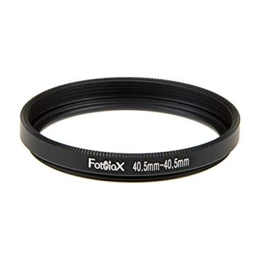 Imagem de Adaptador de filtro de anel espaçador de metal Fotodiox, alumínio preto anodizado 40,5-40,5 mm