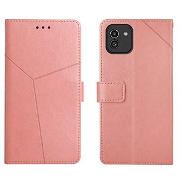 Imagem de Casos protetores de celular Para Samsung Galaxy A03 166mm versão da UE y Caixa de telefone de couro de flip horizontal Flip Horizontal