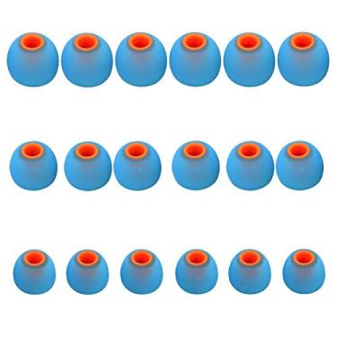 Imagem de Pontas de substituição de fones de ouvido, pontas de substituição, fones de ouvido, auriculares, 9 pares SML