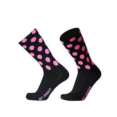 Imagem de Tingpai Meias pa ciclismo espo vo ao ar livre Meias elásticas de compressão.