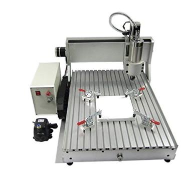 Imagem de GOWE Fresadora de perfuração de corte de gravação CNC com eixo de 2,2 KW para pedra de madeira de metal