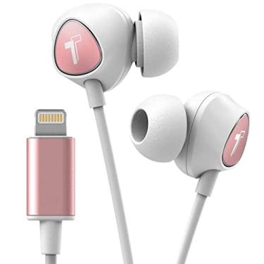 Imagem de Fones de ouvido Thore com fio para iPhone Xr, Xs Max, iPhone 11, 12, 13, 14 Pro Max com microfone – Lightning MFi Certified by Apple Earbuds com microfone remoto + controle de volume (V100)