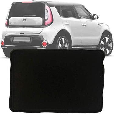 Imagem de Tapete Bandeja Universal Série 2 Porta Malas Com Borda Elevada de 3,5cm Kia Soul 2009 10 11 12 13 14