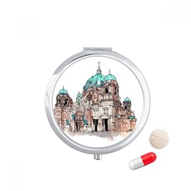 Imagem de Porta-comprimidos Catedral de Berlim na Alemanha, caixa de armazenamento de remédios