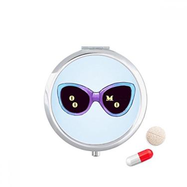 Imagem de Caixa de armazenamento de medicamentos com padrão de ilustração colorida