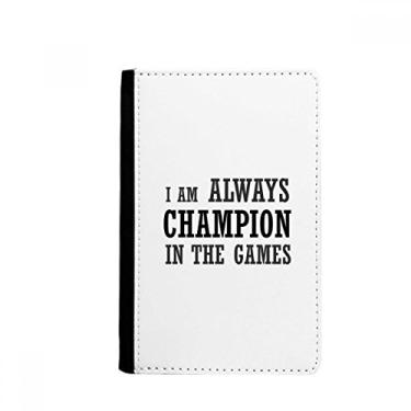 Imagem de Porta-passaporte I Am Always Best One In The Games Notecase Burse capa carteira porta-cartões